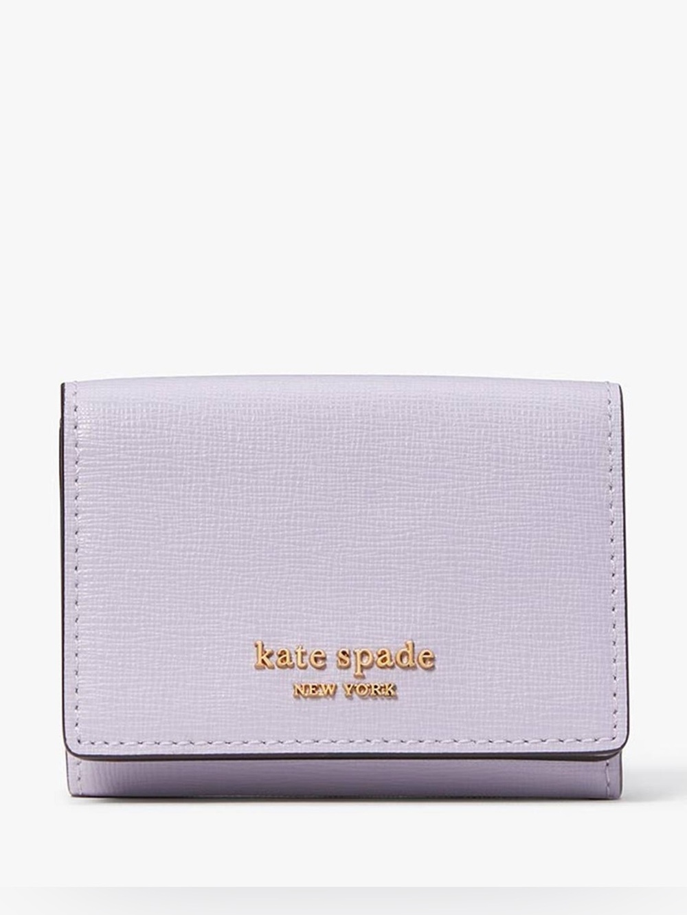 Kate Spade Morgan Mini Trifold Wallet- Lavender Cream